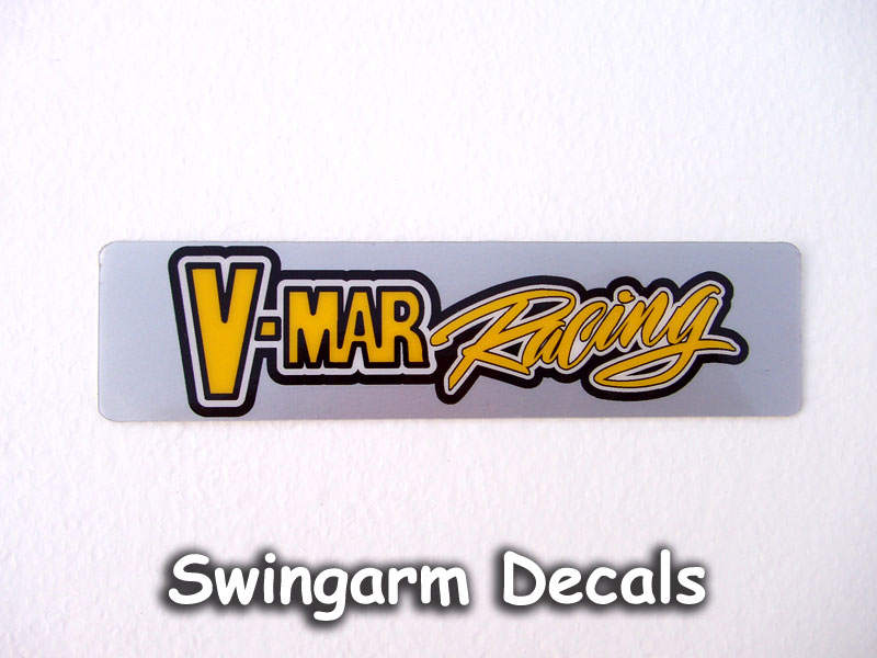 V-Mar swingarm stickers